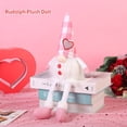 thumbnail image 2 of 2025 & CISIL Holiday Decorations Valentine's Day Decorations Rudolph Doll Faceless Doll, 2 of 3
