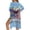 Blue-Eagle American Flag Tropical Floral, variant on SCRAWLGOD Hummingbird Floral Print Swimsuit Cover Up for Women Long Loose Swimsuit Coverup Soft Lightweight Bathing Suit Cover Up for Summer Beach