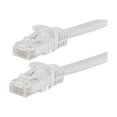 thumbnail image 1 of Monoprice FLEXboot Series - Patch cable - RJ-45 (M) to RJ-45 (M) - 7 ft - UTP - CAT 5e - booted, snagless, stranded - white, 1 of 2