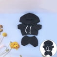 thumbnail image 2 of ZMKIAG Mini Clothes for 17cm Dolls, 4 Colors Cute Hoodies Clothing Outfit, Casual Style Hoodies & Pants Clothes Set, Doll Accessories Outfits, Casual Style for Figures, No Doll, 2 of 9