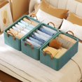 thumbnail image 2 of Caja de almacenamiento de ropa y pantalones, armario de gran capacidad, caja de almacenamiento plegable, cajón de cosméticos, caja organizadora en capas, 2 of 6