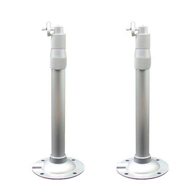 2X Support de Projecteur 30-60cm Support Rotatif Plafond Mur Support en Aluminium pour Caméra/projecteur