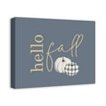 thumbnail image 2 of Creative Products Hello Fall Plaid Pumpkin 20 x 16 Canvas Wall Art, 2 of 5