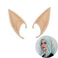 thumbnail image 2 of 1 Pair Anime Cosplay Elf Ears Pointed Prosthetic Tips Ear Halloween Costume Prop, 2 of 4