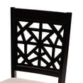 thumbnail image 5 of Baxton Studio Karel Modern Beige Fabric and Espresso Brown Finished Wood 5-Piece Dining Set, 5 of 10