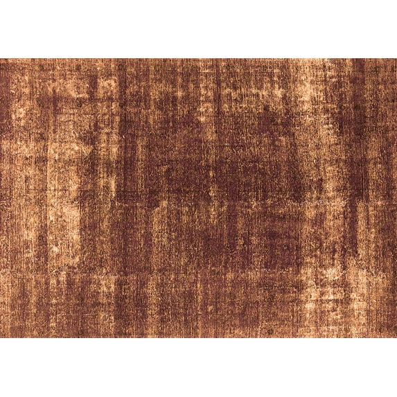 Ahgly Company Indoor Rectangle Oriental Orange Industrial Area Rugs, 2' x 4'