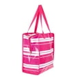 thumbnail image 3 of Women's Color Me Summer Reusable Tote Bag, Fuchsia Burst Stripe, 3 of 4