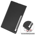 thumbnail image 7 of Dteck Smart Slim Case for Samsung Galaxy Tab S10 FE Plus 13.1 inch X620 / X626B Shockproof Leather Tri-Fold Stand Case Lightweight Hard Shell Cover for Galaxy Tab S10 FE+,Black, 7 of 7