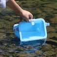 thumbnail image 6 of Waterproof Silicone Bag for Beach Pool Travel, Leakproof & Durable Lightweight Travel Pouch, Easy to Clean, Summer Handheld Storage Bag Washable for Beach Hiking Camping,Purple, 6 of 9