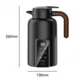 thumbnail image 5 of Tongina Car Heating Cup Auto Heating Kettle Travel Coffee Mug Tumbler Car Electric Heating Car Cup for Tea Beverage Black, 5 of 8