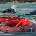 thumbnail image 3 of HEALEEP 2Pcs Life Buoy Inflation Tube Orange Plastic Device for Outdoor Enthusiasts, 3 of 8