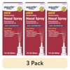 (3 pack) Equate Nasal Spray Phenylephrine HCl 1% – Fast-Acting No Drip Sinus & Nasal Relief, 1 Fl. Oz.