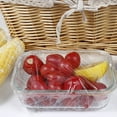 thumbnail image 4 of 1 Roll Disposable Plastic Wrap Insect-proof Cold-resistant Transparent Safe Portable Fresh Keeping Cover for Vegetable, 4 of 9