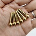 thumbnail image 5 of Guitar Bridge Pins 6pcs, Brass Endpin Pegs Fixed Cone, With Bridge Pin Puller Remover 5 Guitar Picks, 5 of 5