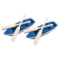 thumbnail image 1 of SHISUYAN 2 Sets Mini Boat and Paddles Decor Creative Micro Landscape Boat Ornaments, 1 of 9