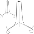 thumbnail image 1 of Cionyce 2 Pack Silver Plate Stands for Display 8 Inch， Photo Holder Stand for Picture Frame, Decorative Plates, Book, Photo, Collectibles, 1 of 6
