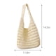 thumbnail image 3 of Bolso de playa bohemio de paja y crochet | Bolso de playa bohemio para mujer y niña | Cierre con solapa y cordón | Mochila informal, bolso de hombro y bandolera para verano, 3 of 8