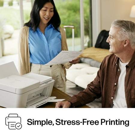 HP DeskJet 4252e Wireless All-in-One Color Inkjet Printer (White), Scanner, Copier, 3 months Free Instant Ink