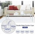 thumbnail image 3 of 10 Pack Double Sided Silicone Rubber Suction Cups for Table Tops, Clear Suction Cup without Hooks, Compatible with Glass Top, Size: 35mm, 3 of 5
