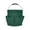 Dark Green, variant on Foldable Picnic Basket - 17L Portable Outdoor Storage Basket for Beach, Park & Camping - Insulated Cooler Compartment & Removable Shoulder Strap(Pink)