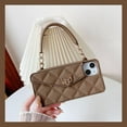 thumbnail image 6 of For iPhone 14 Pro Wallet Case ,Crossbody Phone Case with Lanyard Strap Cute Purse Case Flip Credit Card Holder Soft Silicone Girls Lady Handbag Case for iPhone 14 Pro Brown, 6 of 15