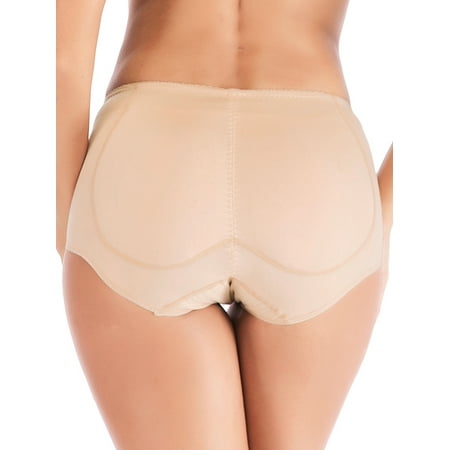 SAYFUT Women's Butt Lifter Underwear Silicone Padded Fake Butt Panties Hip Enhancer Panties Push Up Padded Buttock Body