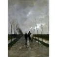 thumbnail image 2 of Anton Mauve 11x14 Gold Ornate Wood Frame and Double Matted Museum Art Print Titled - A Dutch Road, 2 of 4
