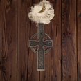 thumbnail image 4 of Ahenny Celtic Cross Bronze Wall Plaque, 4 of 7