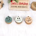 thumbnail image 1 of 24ps/box Christmas Wooden Pendants Hanging Ornaments DIY Wood Crafts for Xmas Tree Decorations Kids Painting Gifts 5 Styles, 1 of 5