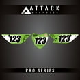 thumbnail image 2 of Attack Graphics Pro Series Number Plate Backgrounds for Kawasaki KLX110L 2011, 2 of 4