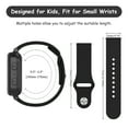 thumbnail image 6 of Wanme Bands for Gizmo Watch 3 2 1 / Gabb Watch 3 2 1/SyncUP Watch Band for kids, 20mm Quick Release Soft Silicone Replacement Watch Strap for Verizon Gizmo Smart Watch 3 2 1 for Girls and Boys, 6 of 10