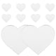 thumbnail image 2 of ColoMX 10 espejos adhesivos acrílicos para fundas de teléfonos, hojas de espejo de repuesto en forma de corazón, soporte para teléfono, espejo para espejos de maquillaje de mano, 2 of 7