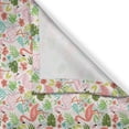 thumbnail image 3 of Ambesonne Flamingo Kitchen Curtains, Tropic Birds Exotic Garden, 55"x39", Multicolor, 3 of 3