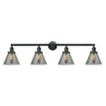 thumbnail image 2 of Innovations Lighting 215-10-44 Cone Vanity Cone 4 Light 44" Wide Vanity Light - Matte, 2 of 5