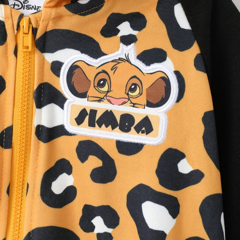 Disney Lion King Boys Girls Jackets Simba Graphic Hoodie with Ears