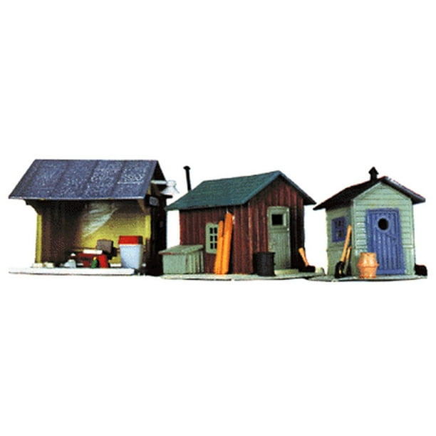 lifelike trains ho scale building kits trackside shanties Walmart