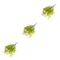 thumbnail image 2 of Moyic 10 bolsas de flores de plantas verdes simuladas decoraciones de salón ramo simulado de sauces dorados amarillos, 2 of 6