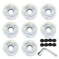 thumbnail image 1 of Labymos 8pcs Skateboard Wheels LED Light Up Replacement Wheels Longboard Wheel Set 78A PU Cushion Wheel for Long Board Double Row Skating and Skateboard Accessories, 1 of 6
