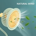 thumbnail image 5 of Hwkond Clip Fans Small Fan Clipable Desktop Small Fan USB Rechargeable Desktop Clip Type Small Fan on Clearance, 5 of 7