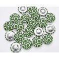 thumbnail image 4 of IBA Indianbeautifulart Green 1 Inch Buttons For Sewing Fancy Buttons For Crafts 2 Hole Scales Geometric Scrapbooking Canvas Buttons Pack Of 50, 4 of 7