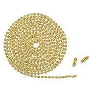 Mainstays Beaded Chain, Brass, 6'