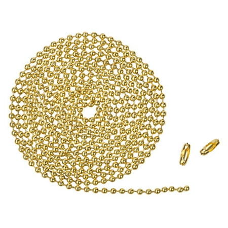 Mainstays Beaded Chain, Brass, 6'