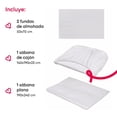 thumbnail image 4 of Juego De Sábanas Matrimonial 3000 Hilos Egipcian Premium Blanco, 4 of 6