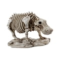 thumbnail image 2 of yotijay Skeleton Hippo Statue Animal Sculpture Halloween Gift Desktop Ornament for Table, 2 of 6