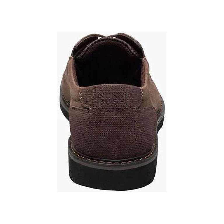 Nunn Bush Denali Dark Brown Mens 12W Waterproof Plain Toe Oxford Shoes 84886-201 Nunn Bush Denali Waterproof Plain Toe Oxford Walking Shoes  main image 2
