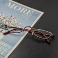 thumbnail image 4 of Lunettes de Lecture Charnières à Ressort en Métal Demi-Lune Semi-Cerclées Lecteurs 1.0- 4.0, 4 of 5