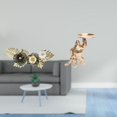 thumbnail image 2 of Arte de pared colgante,Decoración de pared de metal con colgante de hierro nórdico de lujo,Arte de pared de metal,regalo decorativo creativo moderno,Estatua,Bandeja para servir, 2 of 8