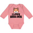 thumbnail image 3 of Inktastic I Love Shiba Inus Boys or Girls Long Sleeve Baby Bodysuit, 3 of 5
