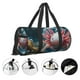 thumbnail image 3 of Balery Bubbles Axolotl Fantasy Bolsa de Gimnasio para Mujeres y Hombres, Bolsa de Viaje Impermeable, Bolsa de Fin de Semana con Compartimento para Zapatos y Bolsillo Húmedo, 3 of 6