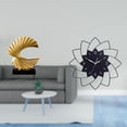 thumbnail image 2 of Escultura de ola del océano,Escultura de ola de océano,regalo moderno para oficina,Reloj de pared grande,Reloj de pared acrílico silencioso sin tictac,Reloj de pared grande para, 2 of 8